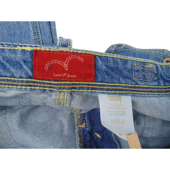 Levis Buckle Back Low Rise Boot Cut Retro Jeans Size 11 Flap Sun Set Button 731L - Picture 11 of 14